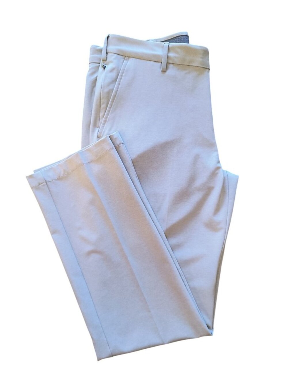 Izod Mens Athletic Fit Khaki Pants 34W 32L Stretch Fabric For Comfort & Style